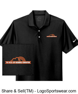 Nike Golf Polo - Black Design Zoom